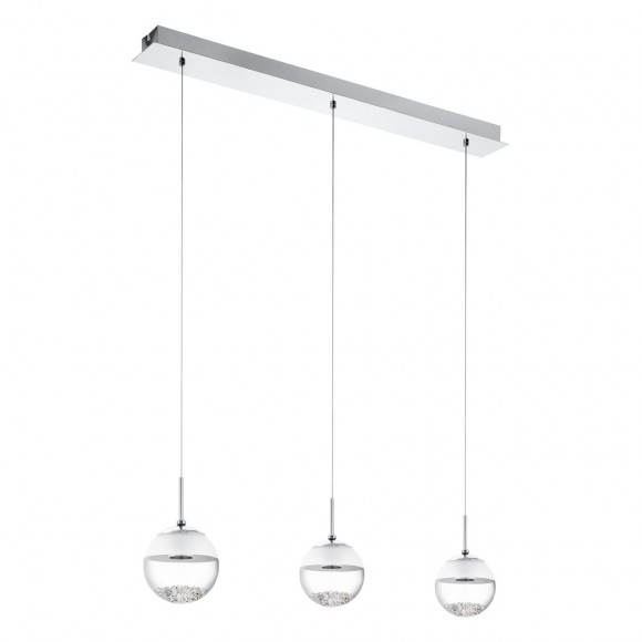 Eglo 93784 MONTEFIO LED 3X5W Hängeleuchte, Kristall