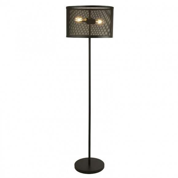 Searchlight EU2832-2BK Fishnet Stehlampe E27 2 x 60W