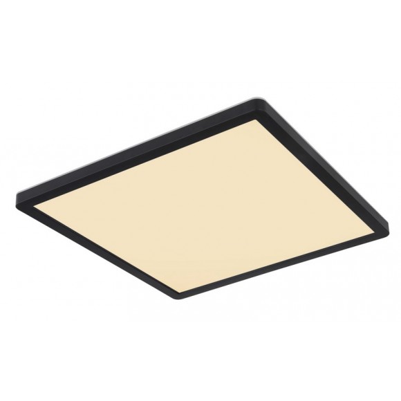 Globo 41563-24B LED Deckenleuchte Sapana 1x24W | 2300lm | 3000K - Schaltdimmer, Memoryfunktion, opal, schwarz
