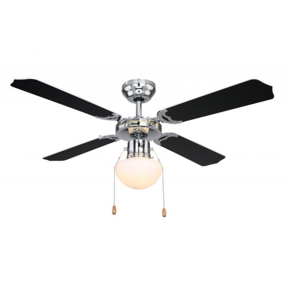 Globo 0309CSW Deckenleuchte mit Ventilator Champion 1x60W | E27 - Zugschalter