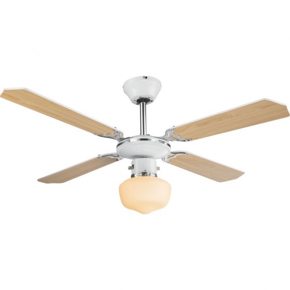 Globo 03300 Deckenleuchte mit Ventilator Sargantana 1x60W | E27 - Zugschalter mit Kette