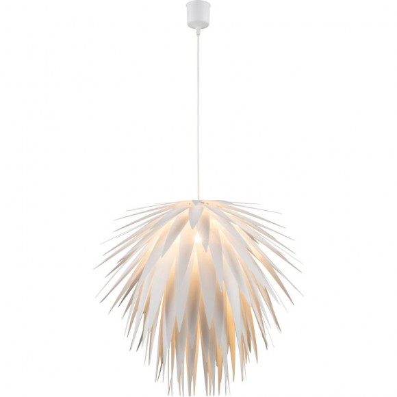 Globo 15114 Pendelleuchte Nala 1x60W | E27 - weiß