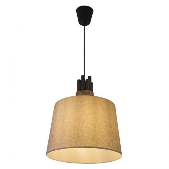 Globo 15255 Pendelleuchte Livia 1x60W | E27 - grau