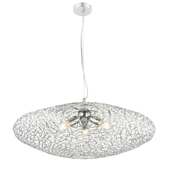 Globo 15269H2 Pendelleuchte Arya 3x60W | E27 - chrom