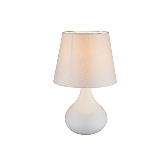 Globo 21650 Tischleuchte Freedom 1x40W | E14 - weiß