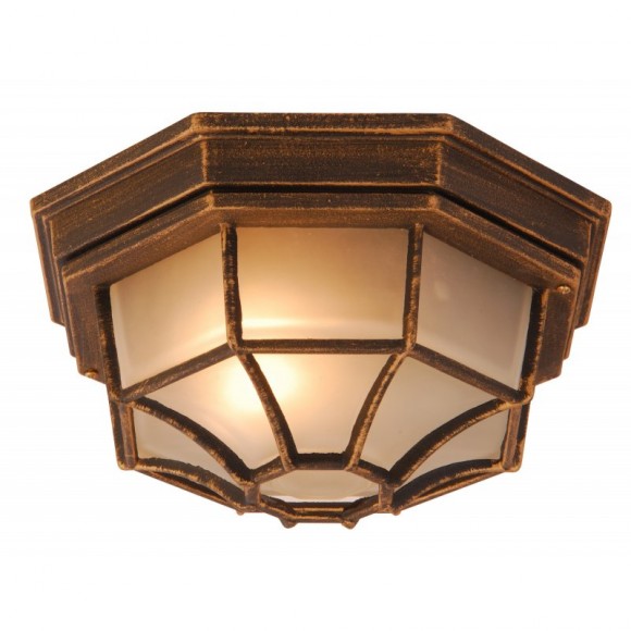 Globo 31213 Deckenleuchte Perseus 1x60W | E27 - schwarz, gold