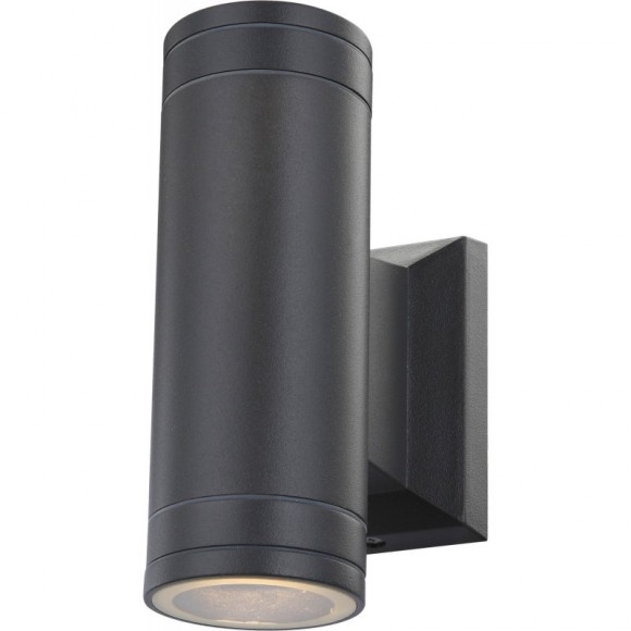 Globo 32028-2 LED Außenwandleuchte Gantar 2x5W | GU10 | 600L | 3000K | IP44 - grau