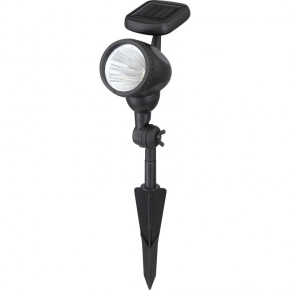 Globo 33026 LED Wandleuchte oder Erspießleuchte Solar 3x0,06W | IP44 - schwarz