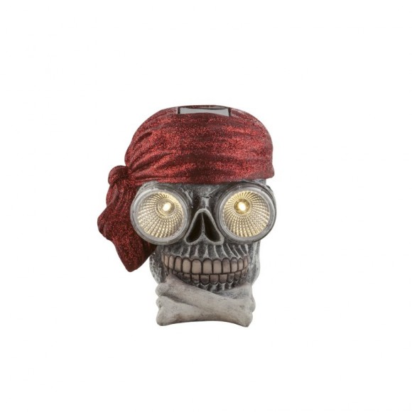 Globo 33594 LED Solarlicht Solar 2x0,06W | IP44 - Skull