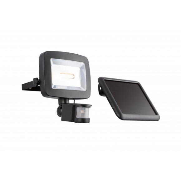 Globo 37201S LED Solar-Außenwandleuchte mit Bewegungssensor Solar-1x3W | 500L | 3500K - schwarz