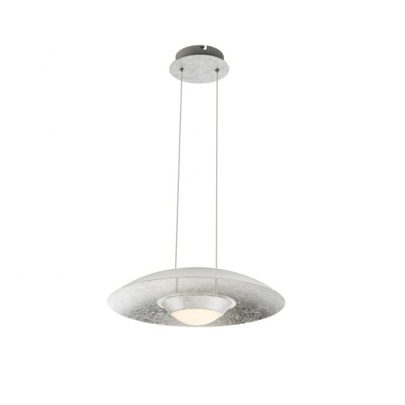 Globo 41903H LED Hängeleuchte Deckenleuchte Ätna 1x18W | 1440lm | 3000K - weiß, silber