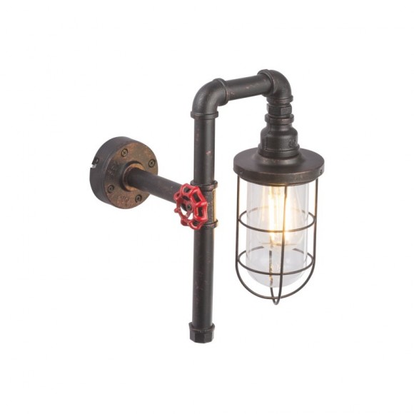 Globo 43000W Wandleuchte Bayuda 1x60W | E27 - schwarz
