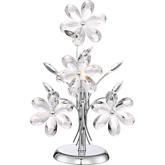 Globo 5136 Tischleuchte Juliana 1x40W | E14 - Kristall, transparent