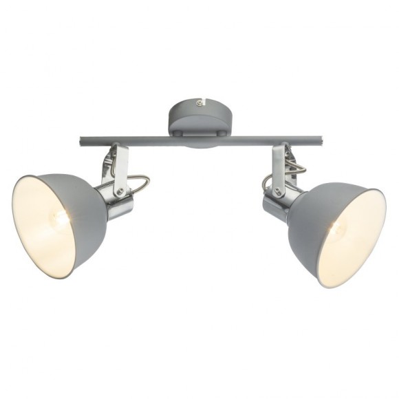 Globo 54640-2 Wand- oder Decken- und Spotleuchte Gerda 2x25W | E14 - grau