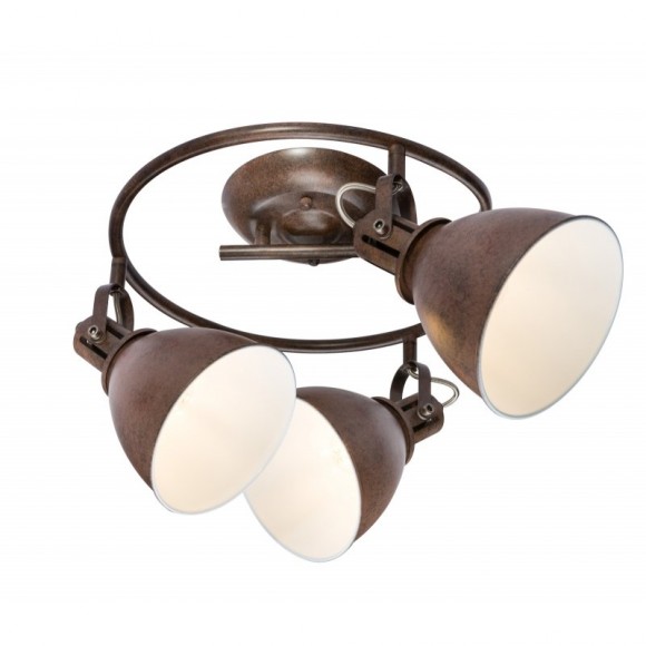 Globo 54647-3 Deckenleuchte Giorgio 3x40W | E14 - Rost