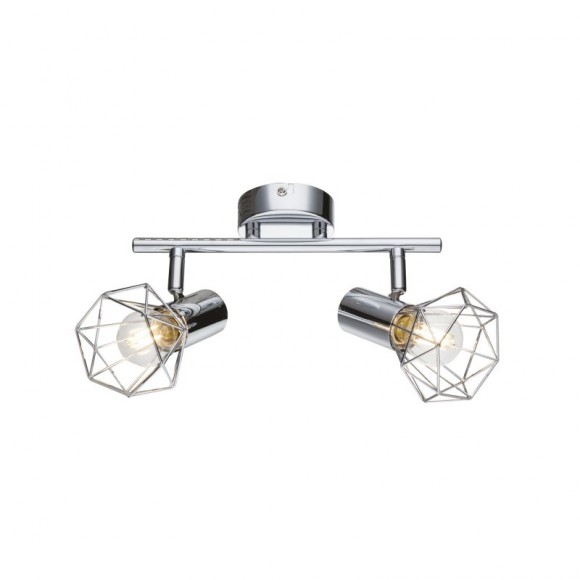 Globo 54802-2 Wand- oder Deckenleuchte Xara I 2x40W | E14 - chrom