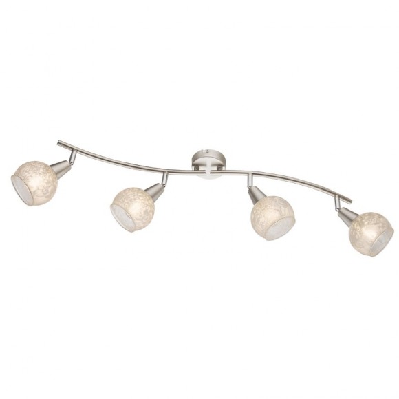 Globo 54987-4 Deckenleuchte California 4x40W | E14 - Nickel matt