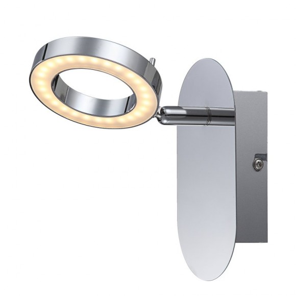 Globo 56107-1 LED Wandleuchte Orell 1x5W | 400L | 3000K - Schalter auf dem Körper, chrom
