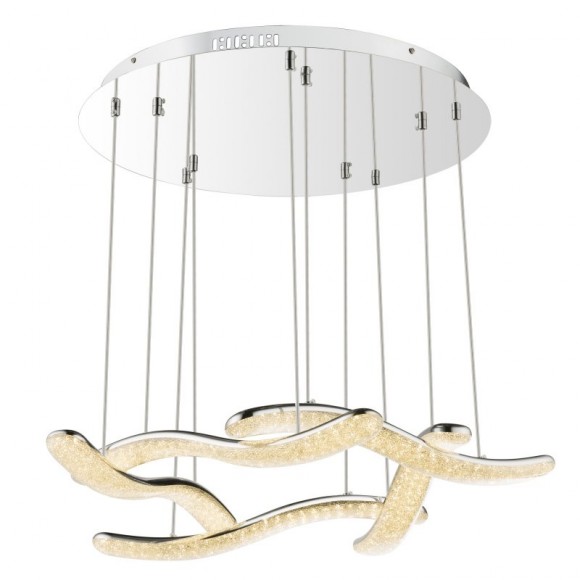 Globo 67833-60H LED Hängeleuchte Deckenleuchte Nabro 1x60W | 4721lm | 3500K - chrom