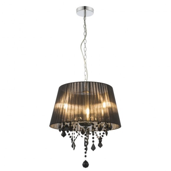 Globo 15028-3 Pendelleuchte Lani 3x40W | E14 - schwarz