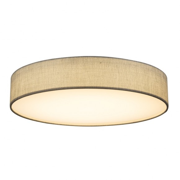 Globo 15185D4 LED Deckenleuchte Paco 1x60W | 2800LM | 3000K-6000K - dimmbar, Farbfixierung, grau