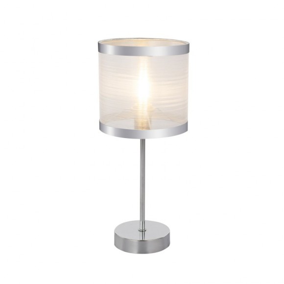 Globo 15259T Tischleuchte Naxos 1x40W | E14 - chrom