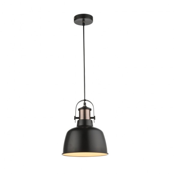 Globo 15284 Pendelleuchte Kutum 1x40W | E27 - schwarz, kupfer