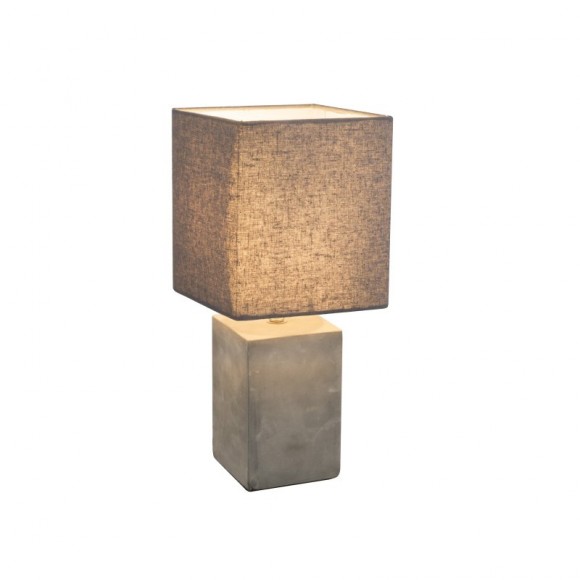 Globo 21700 Tischlampe Ilona 1x40W | E14 - Concrete, braun