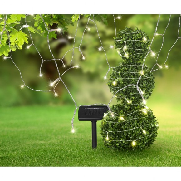Globo 33700-120 LED Solar Gartenlichterkette Solar 120x0,06W | IP44 - 3m