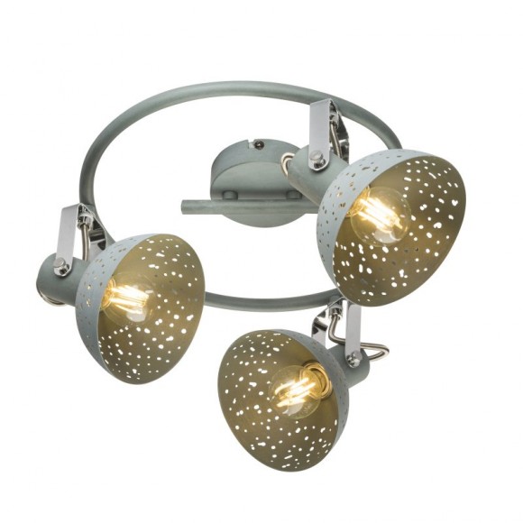 Globo 54653-3 Deckenleuchte Fabian 3x25W | E14 - einstellbar grau