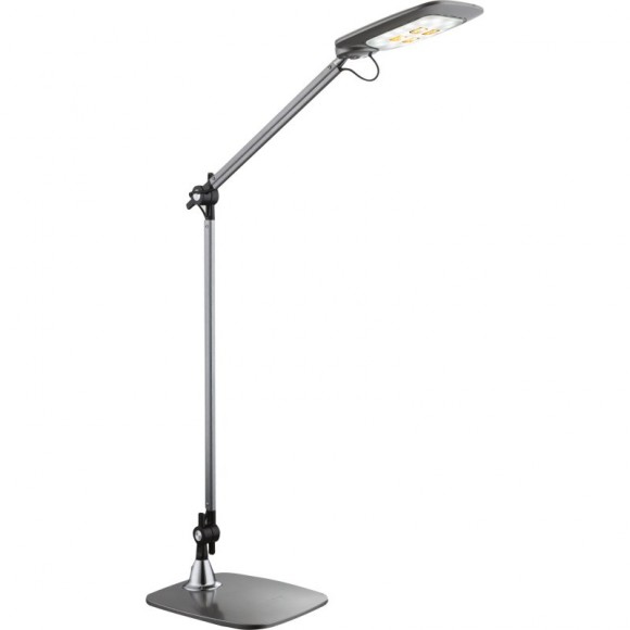 Globo 58272 LED Stehleuchte Pattaya 1x10W| 600L | 3300-6500K - verstellbar, dimmbar, Farbfixierung, Touchdimmer, silber, grau, schwarz