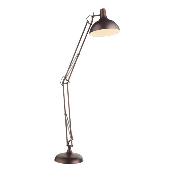 Globo 58312 Stehleuchte Conny 1x60W | E27 - bronze, höhenverstellbar