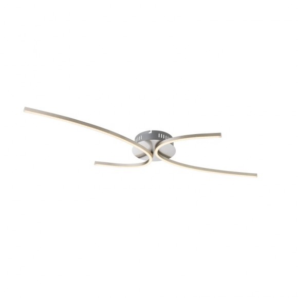 Globo 67086 LED Aufbauleuchte Nika 1x30W | 2100L | 3000K - opal, Nickel matt, weiß
