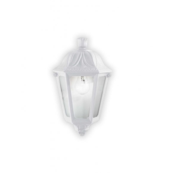 Ideal Lux 120430 Außenwandleuchte 1x60W Anna Small Bianco | E27 | IP44 - weiß