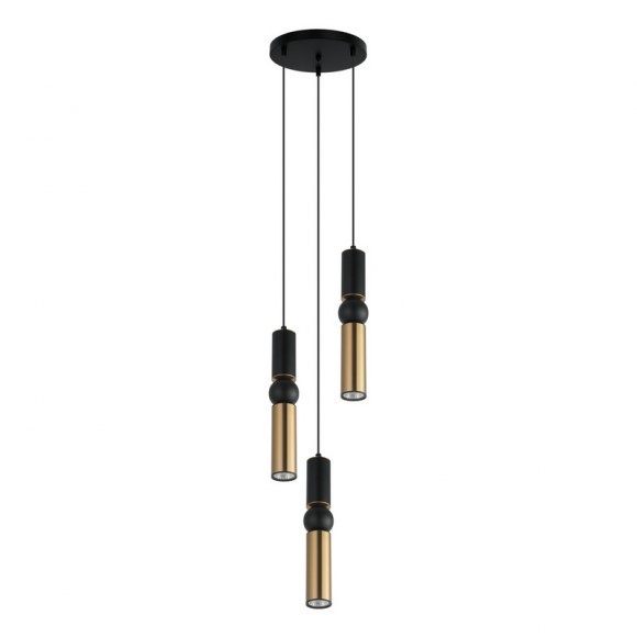 Italux PND-14290-3-BK-BRO Pendelleuchte Isidora GU10