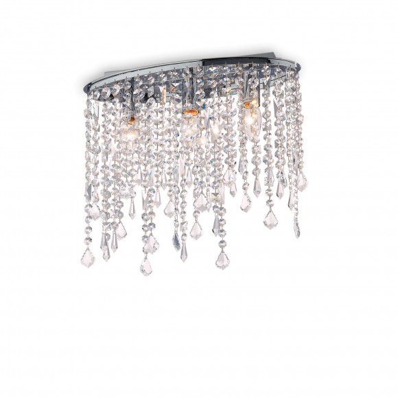 Ideal Lux 008 370 Anbauleuchte 3x40W Rain | E14 - Kristall