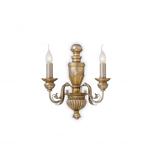 Ideal Lux 020846 Wandleuchte 2x40W Dora | E14 - gold