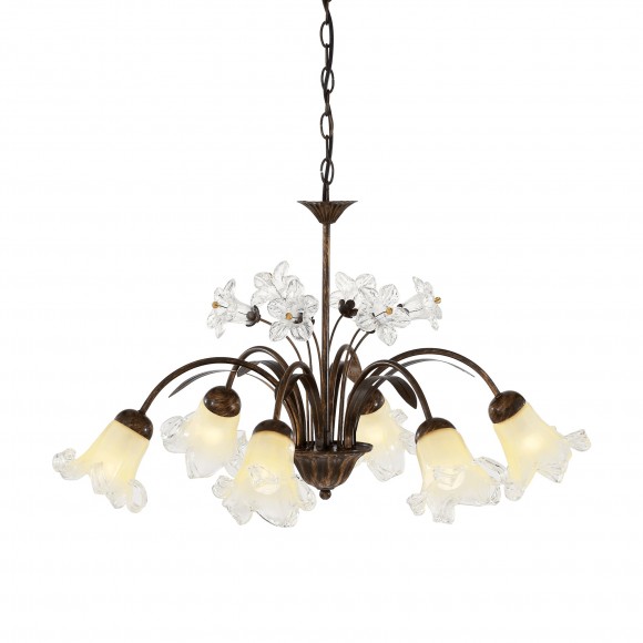 Ideal Lux 024486 Pendelleuchte 6x40W Tirol | E14