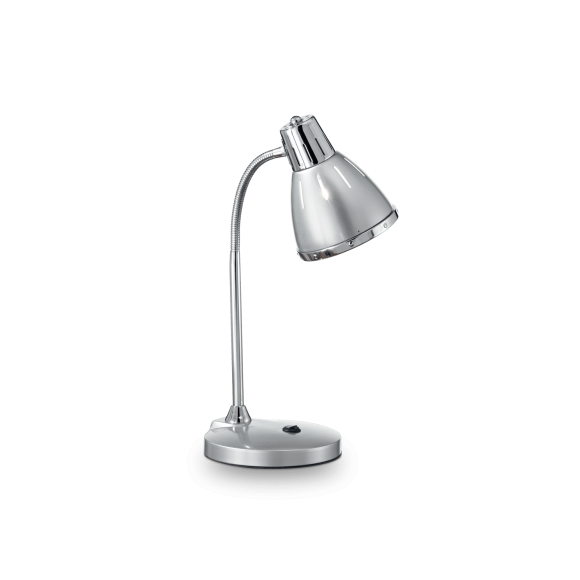 Ideal Lux 034416 Tischleuchte Elvis Argento 1x60W | E27 - silber