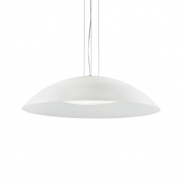 Ideal Lux 052786 Pendelleuchte 3x60W Lena Bianco | E27 - weiß