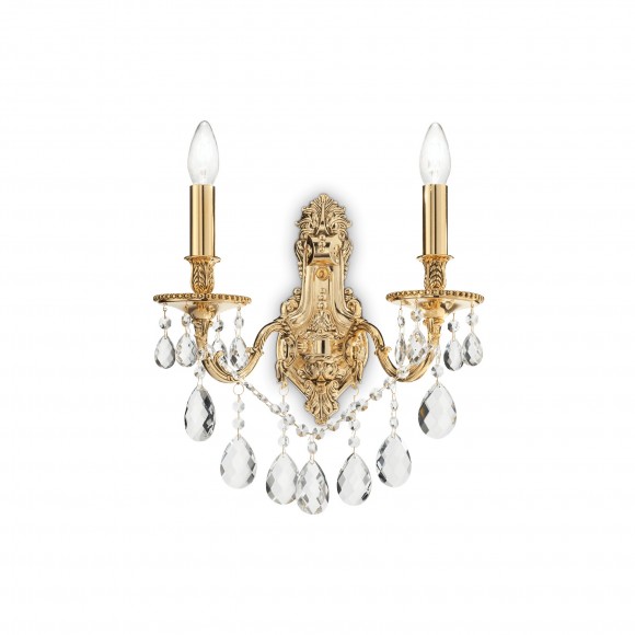 Ideal Lux 060491 Wandleuchte 2x40W Giaconda Oro | E14 - gold