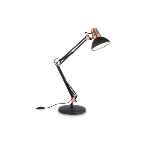 Ideal Lux 061191 Tischleuchte 1x40W Wally Nero | E27 - schwarz