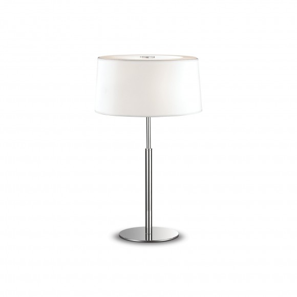 Ideal Lux 075532 Tischleuchte 2x40W Hilton | E14 - weiß