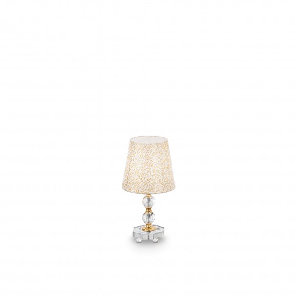 Ideal Lux 077734 Queen Small Tischleuchte 1x60W | E27 - gold