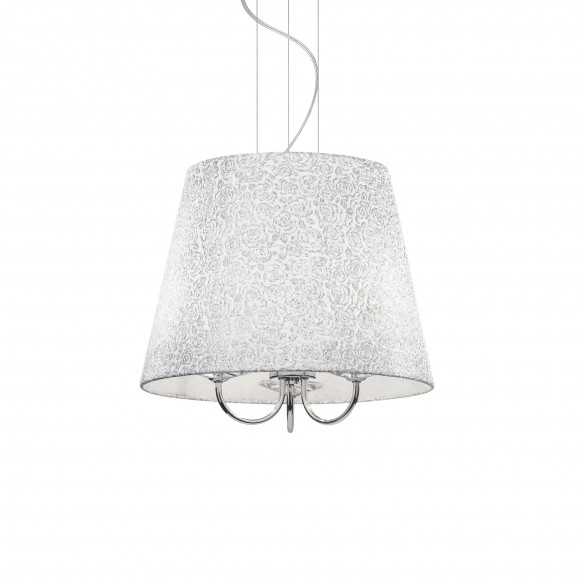 Ideal Lux 079387 Pendelleuchte 3x40W Le Roy | E14 - silber