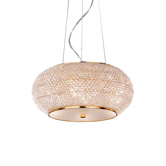 Ideal Lux 082172 Pendelleuchte 6x40W Pasha Oro | E14