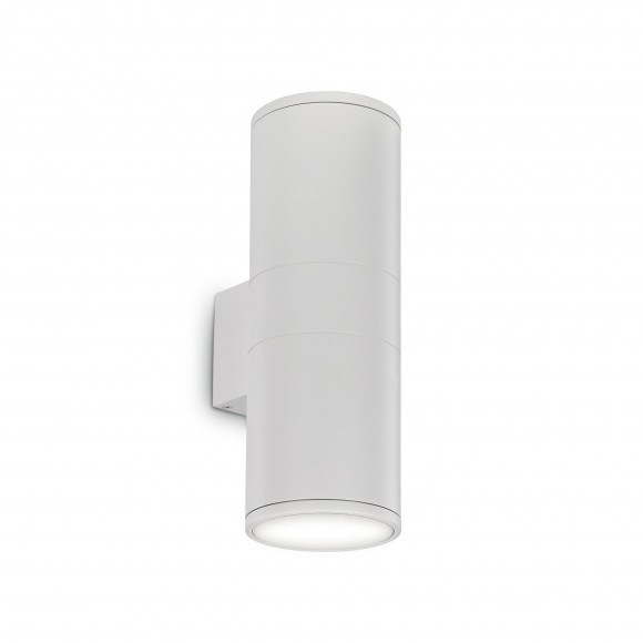 Ideal Lux 092300 Außenwandleuchte 2x60W Gun | E27 | IP54 - weiß