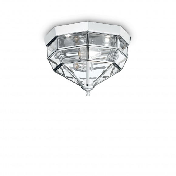 Ideal Lux 094 793 Deckenleuchte 3x40W Norma Cromo | E14