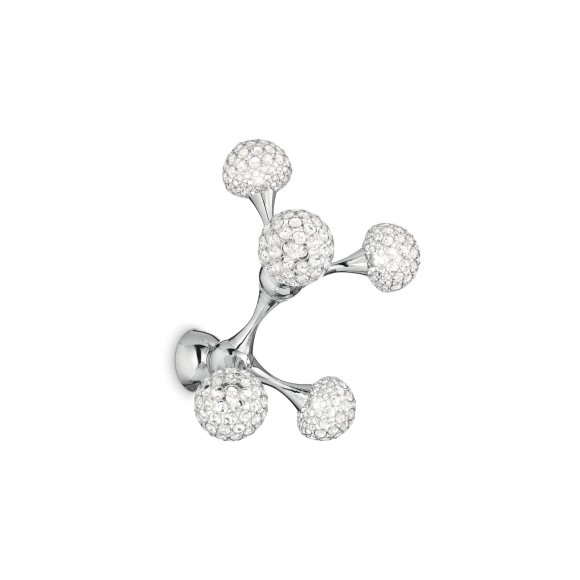 Ideal Lux 098 043 Deckenleuchte 5x40W Kristall Nodi | G9 - Kristall