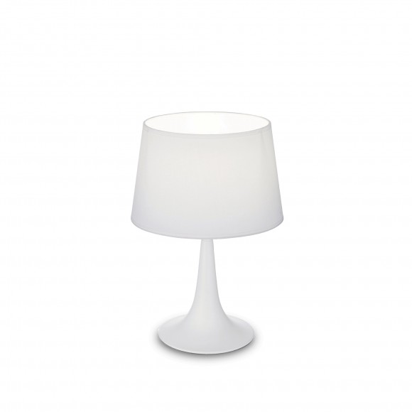 Ideal Lux 110530 Tischlampe 1x60W London | E27 - weiß